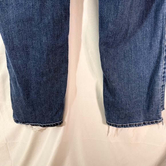 Sincerely Jules High Rise Hem Kick Cropped Jeans With Destroyed Hem Size 11 - Picture 7 of 11